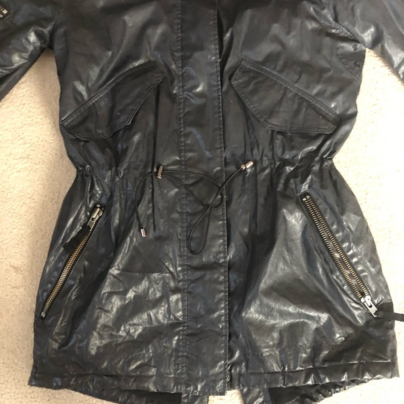 SAM New York Matte Metallic Navy Blue Jacket - Picture 4 of 8